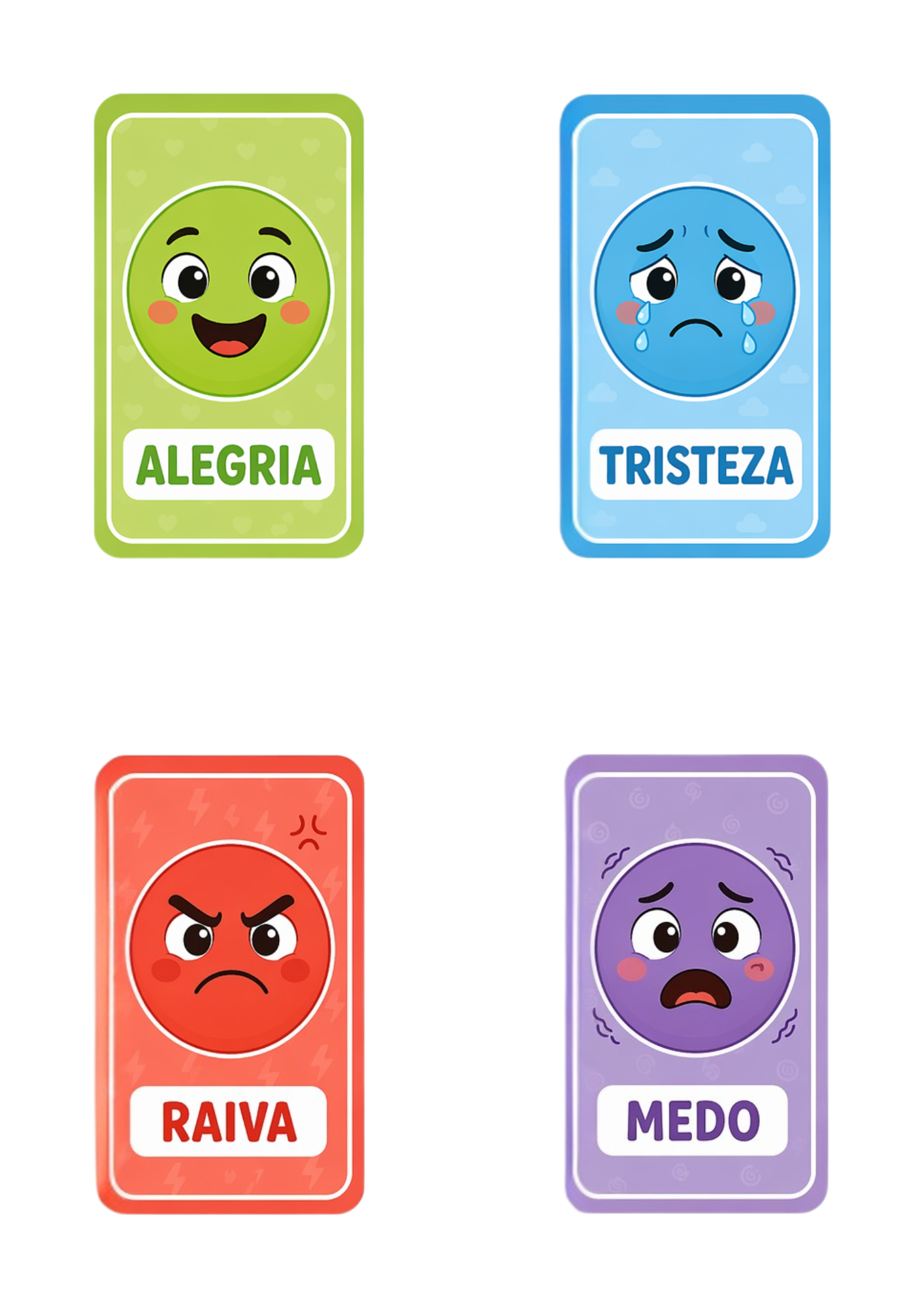 CARTÕES DAS EMOÇÕES