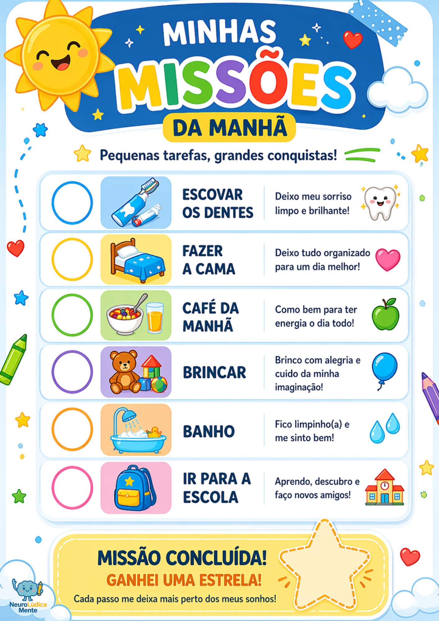 MISSÕES DO DIA